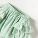 Solid Shorts with Elasticated Waistband and Ruffle Detail-Shorts-thumbnail-1