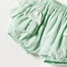 Solid Shorts with Elasticated Waistband and Ruffle Detail-Shorts-thumbnailMobile-2