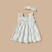 Giggles Checked Sleeveless Dress with Headband-Dresses%2C Gowns and Frocks-thumbnail-0