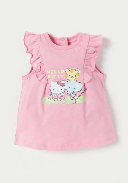 Sanrio Hello Kitty Print T-shirt - Set of 2-T Shirts-image-3