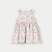 Sanrio All-Over Hello Kitty Print Sleeveless A-line Dress with Bow Accent-Dresses%2C Gowns and Frocks-thumbnailMobile-2