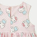 Sanrio All-Over Hello Kitty Print Sleeveless A-line Dress with Bow Accent-Dresses%2C Gowns and Frocks-thumbnail-3