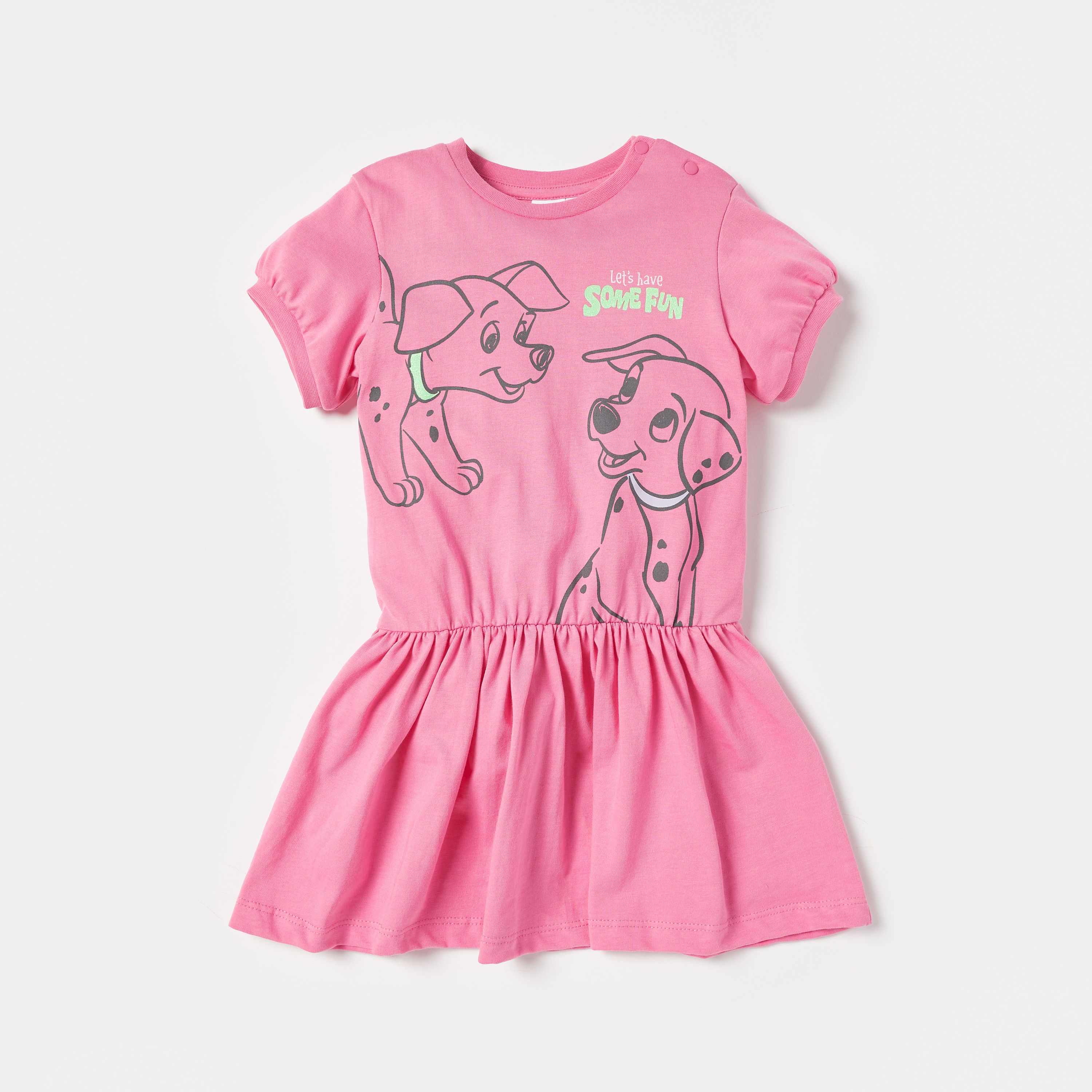 Disney 101 Dalmatians Print Drop Waist Dress - Set of 2-baby-girls-clothing-dressesandjumpsuits-image-2