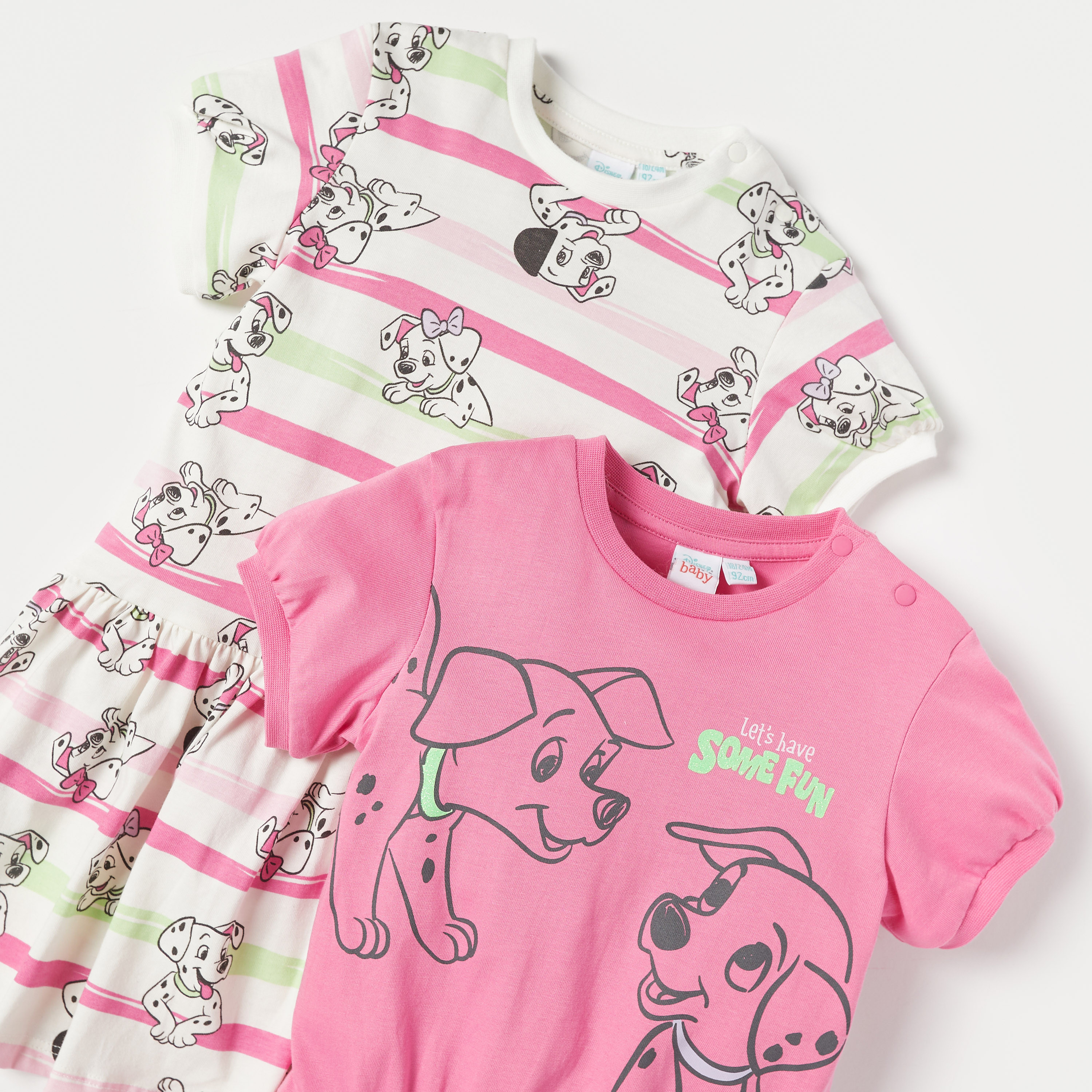Disney 101 Dalmatians Print Drop Waist Dress - Set of 2-baby-girls-clothing-dressesandjumpsuits-image-4
