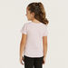 Juniors Sequin Embellished T-shirt with Short Sleeves-T Shirts-thumbnailMobile-3