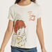 Juniors Graphic Glitter Print T-shirt with Short Sleeves-T Shirts-thumbnail-2