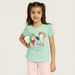Juniors Printed T-shirt with Round Neck and Short Sleeves-T Shirts-thumbnailMobile-0