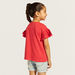 Juniors Printed T-shirt with Crew Neck and Bell Sleeves-T Shirts-thumbnailMobile-3