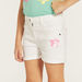 Juniors Embellished Denim Shorts with Button Closure-Shorts-thumbnail-2