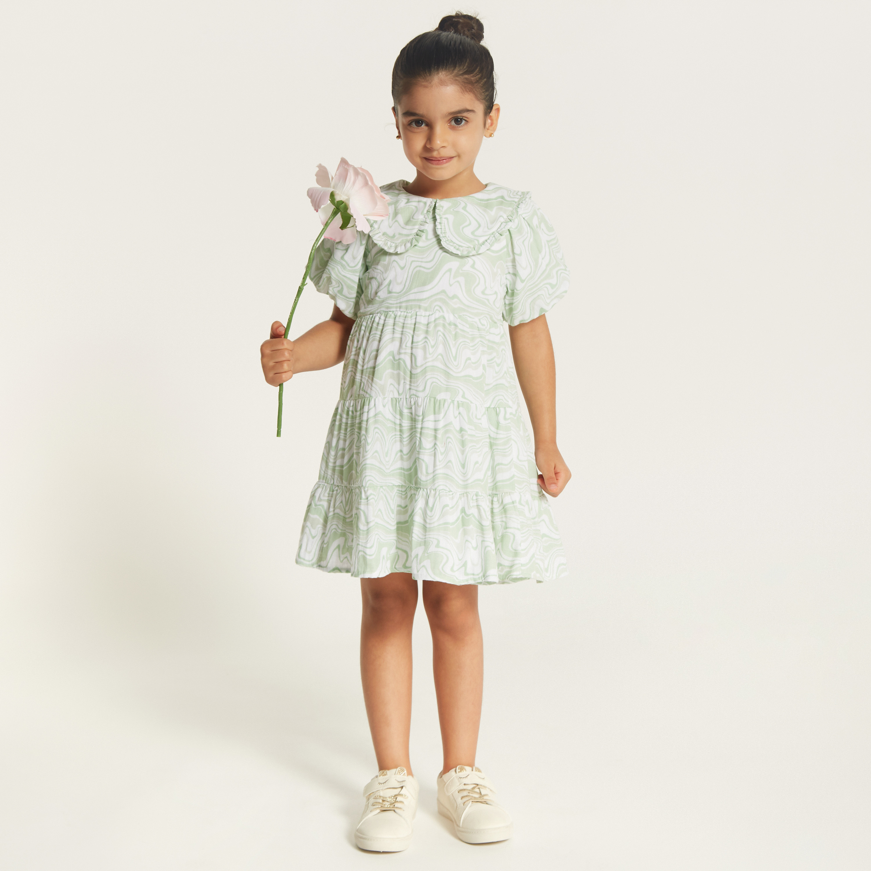 Net Girls KIDS SEQUENCE LIGHT PEACH FROCK TBJN21-95LP, Age Group: 10 Years  & Above at Rs 550 in Faridabad