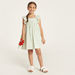 Juniors Checked Sleeveless Dress with Ruffle Detail-Dresses%2C Gowns and Frocks-thumbnail-0