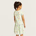 Juniors All-Over Unicorn Print Dress with Round Neck and Short Sleeves-Dresses%2C Gowns and Frocks-thumbnailMobile-3