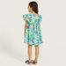 Juniors All-Over Floral Print Dress with Ruffle Short Sleeves-Dresses%2C Gowns and Frocks-thumbnail-3