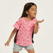 Juniors All-Over Floral Print T-shirt with Ruffles-T Shirts-thumbnail-0