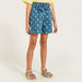 Juniors All-Over Floral Print Denim Shorts with Tie-Up Belt-Shorts-thumbnailMobile-1