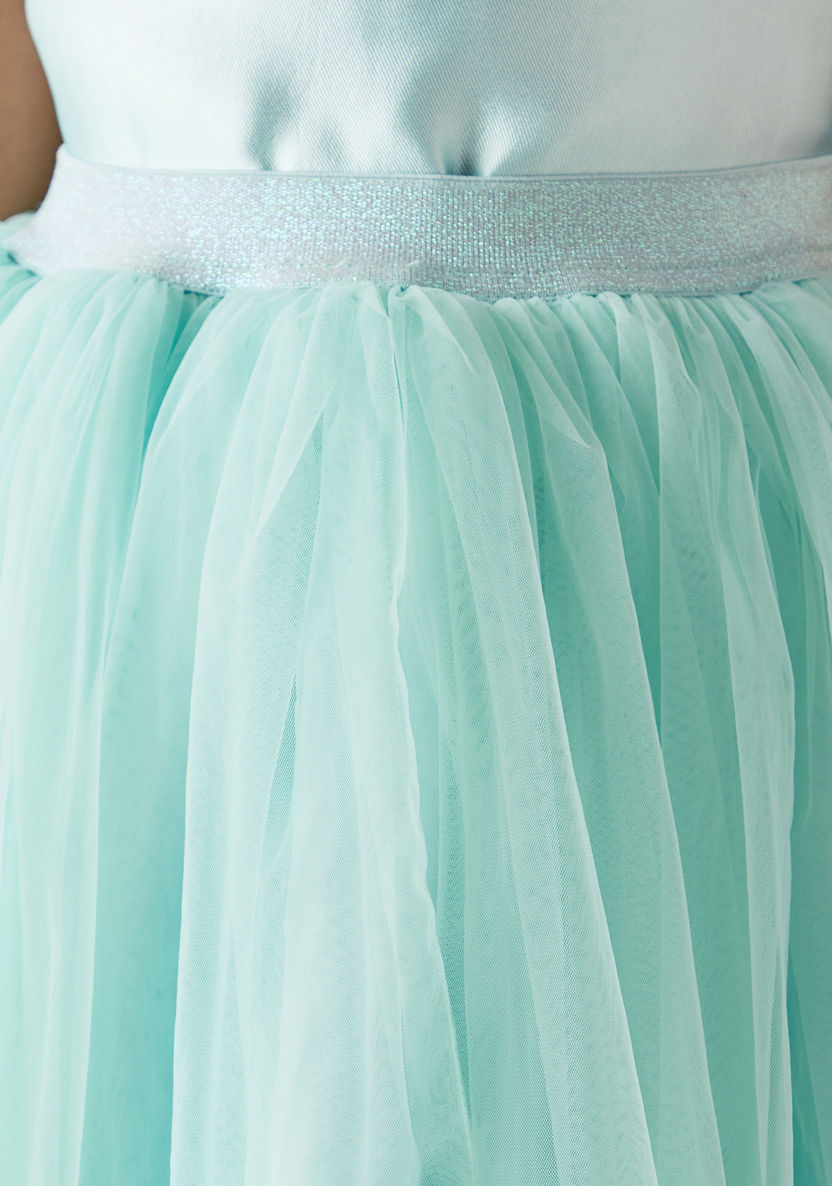 Juniors Tulle Skirt with Elasticated Waistband-Skirts-image-2