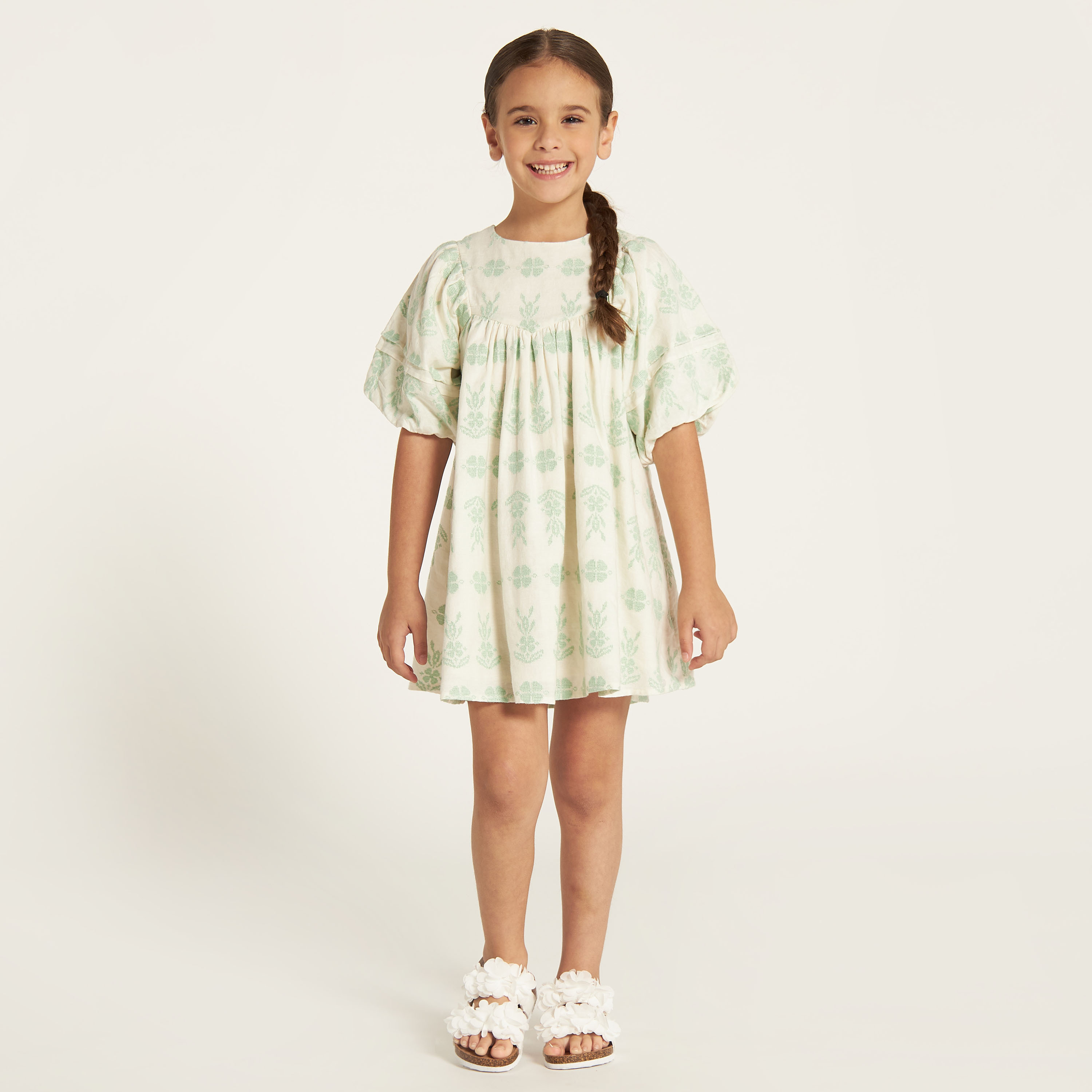 Girls empire waist clearance dress