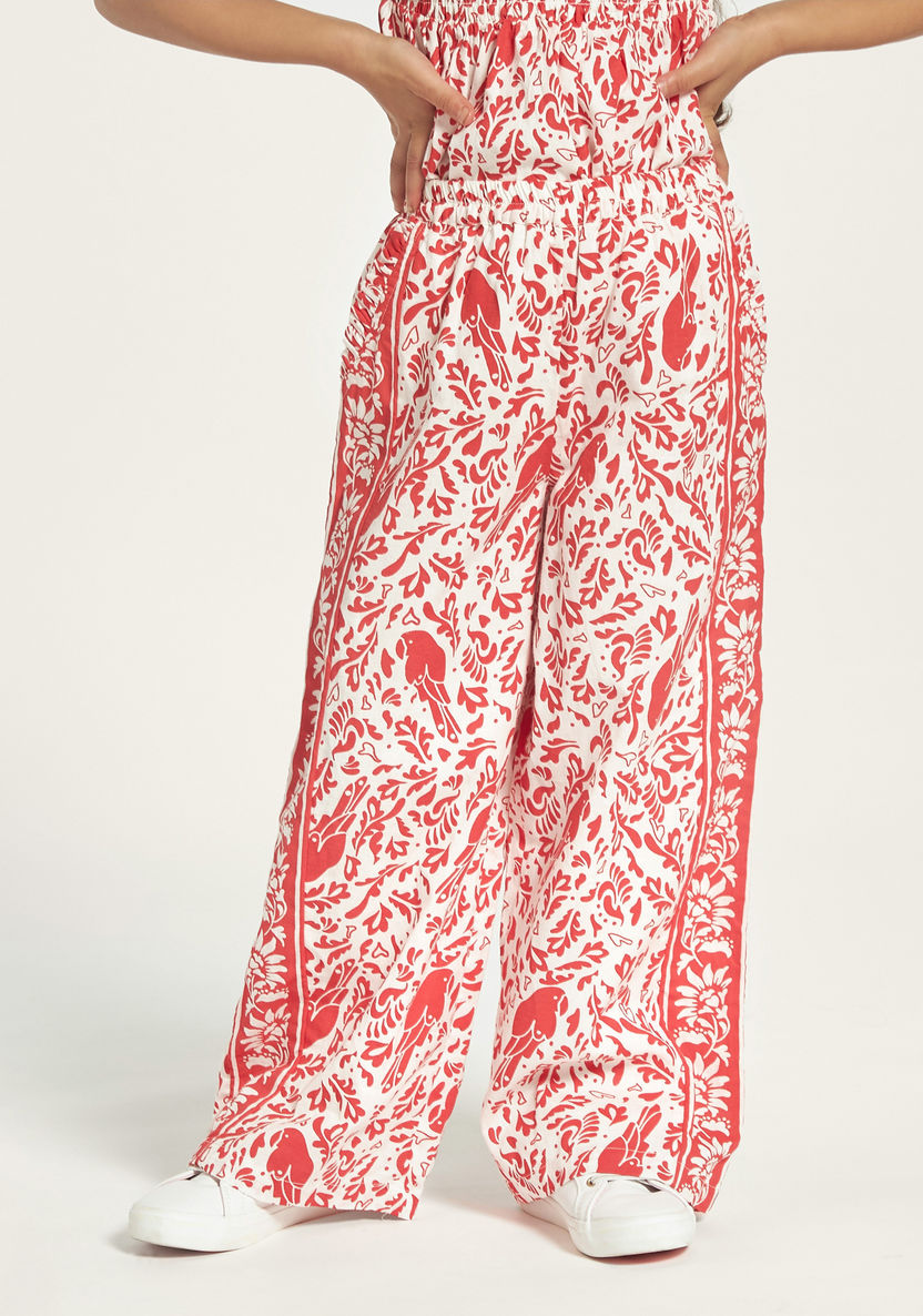 Lee Cooper Printed Sleeveless Top and Pants Set-Clothes Sets-image-2