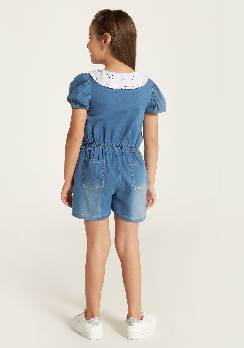 Lee Cooper Playsuit with Pockets and Peter Pan Collar-Rompers%2C Dungarees and Jumpsuits-image-3