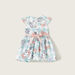 Sanrio Hello Kitty Print Dress with Tie-Up Belt-Dresses%2C Gowns and Frocks-thumbnail-2