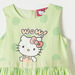 Sanrio Hello Kitty Print Sleeveless Dress with Tie-Up Belt-Dresses%2C Gowns and Frocks-thumbnailMobile-1