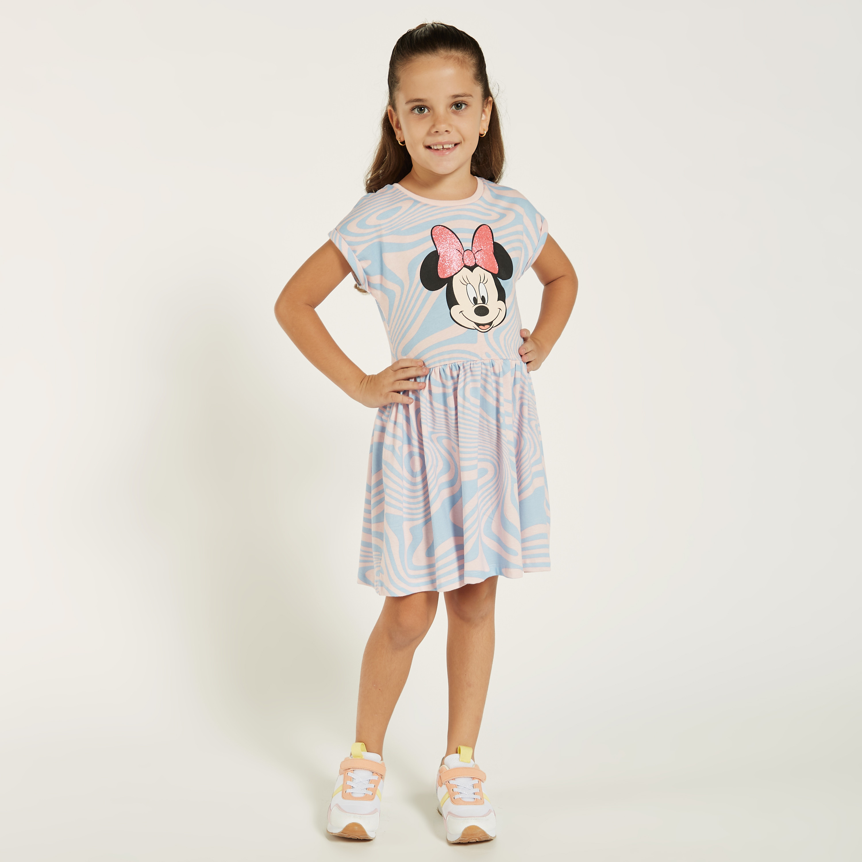 Mickey mouse print outlet dress