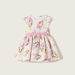 Disney Daisy Duck Print Dress with Tie-Up Belt-Dresses%2C Gowns and Frocks-thumbnail-0
