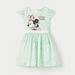 Disney Minnie Mouse Print A-line Dress with Tie-Ups-Dresses%2C Gowns and Frocks-thumbnailMobile-0