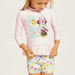 Disney Minnie Mouse Print T-shirt and Shorts Set-Clothes Sets-thumbnailMobile-2