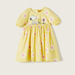 Snoopy Dog Print Dress with Short Sleeves and Zip Closure-Dresses%2C Gowns and Frocks-thumbnail-0