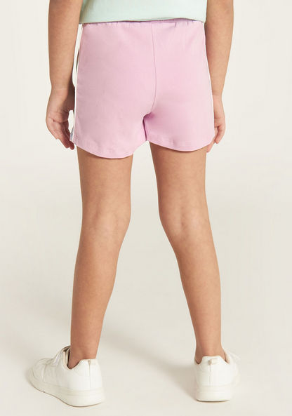 Kappa Printed Shorts with Drawstring Closure-Shorts-image-3