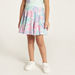 Kappa Floral Print Knee-Length A-line Skirt with Elasticised Waistband-Bottoms-thumbnailMobile-1