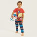 Juniors Printed Crew Neck T-shirt and Pyjama Set-Pyjama Sets-thumbnail-0