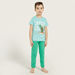 Juniors Surfing Print T-shirt and Pyjama Set-Pyjama Sets-thumbnailMobile-0