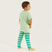 Juniors Crocodile Print Short Sleeves T-shirt and Pyjama Set-Pyjama Sets-thumbnail-4