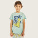 Juniors Dinosaur Print T-shirt and Pyjama Set-Pyjama Sets-thumbnail-1