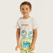 Juniors Printed Short Sleeves T-shirt and Pyjama - Set of 3-Pyjama Sets-thumbnailMobile-2