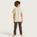 Juniors Dinosaur Print T-shirts and Pyjamas - Set of 3-Nightwear-thumbnail-5