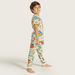 Juniors Dinosaur Print T-shirts and Pyjamas - Set of 3-Nightwear-thumbnail-8
