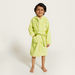 Juniors Textured Bathrobe with Hood and Pockets-Towels and Flannels-thumbnailMobile-0