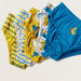 Juniors Printed Briefs with Elasticated Waistband - Set of 5-Boxers and Briefs-thumbnailMobile-3