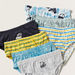Juniors Printed Briefs with Elasticated Waistband - Set of 7-Boxers and Briefs-thumbnailMobile-2