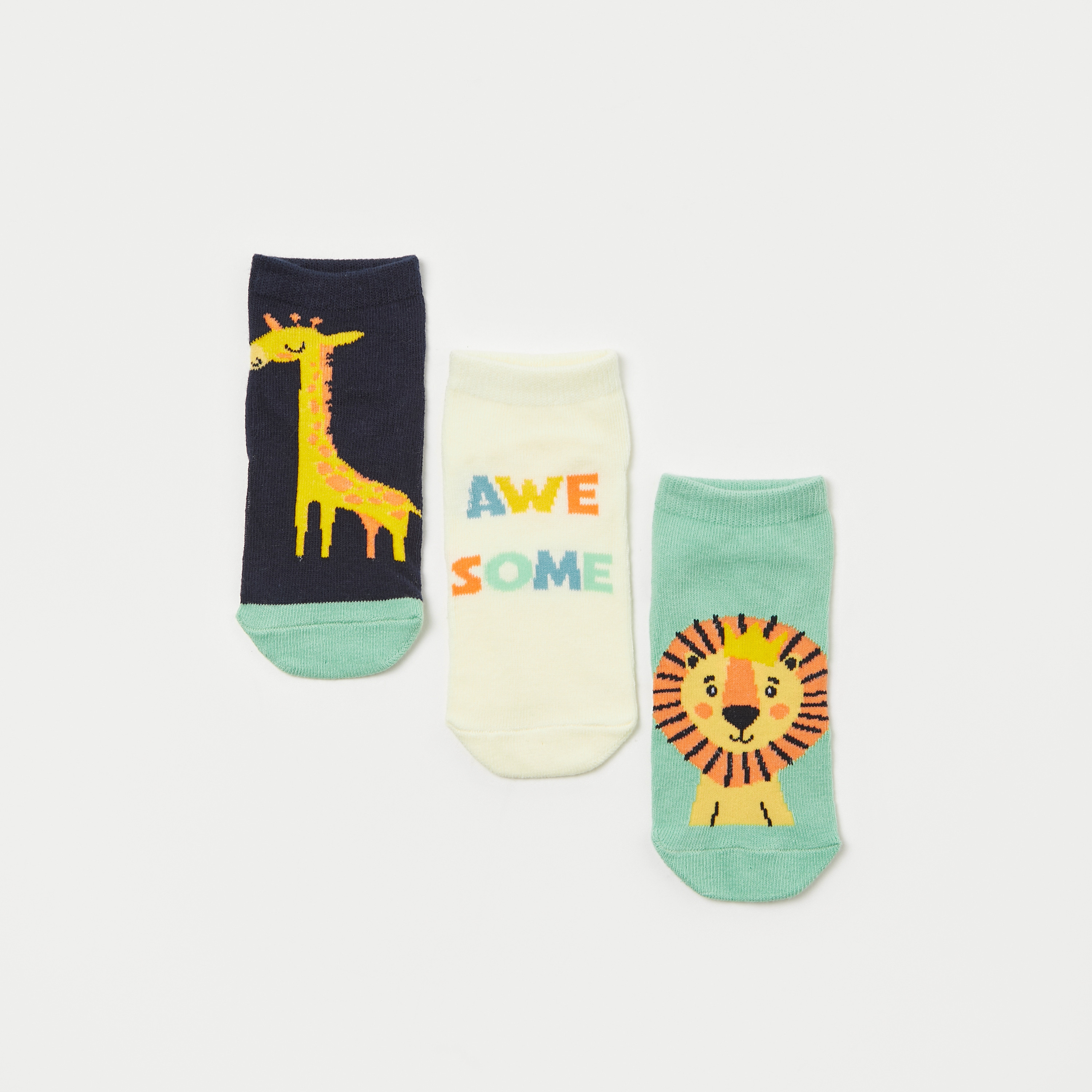 Juniors Printed Socks - Set of 3-boys-accessories-socks-image-2