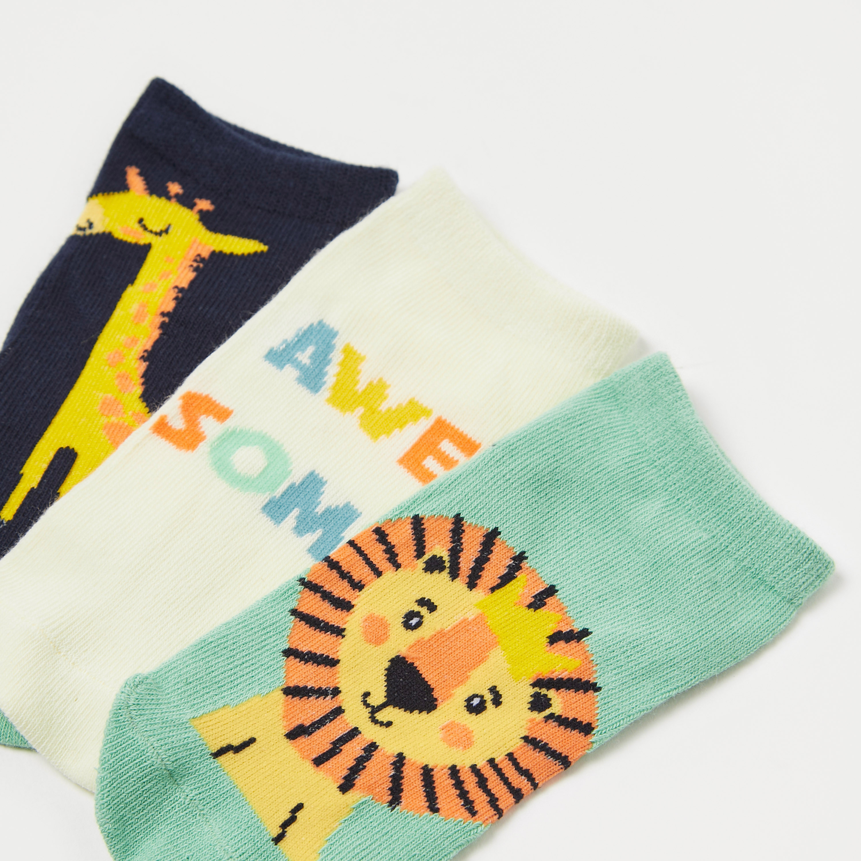 Juniors Printed Socks - Set of 3-boys-accessories-socks-image-3