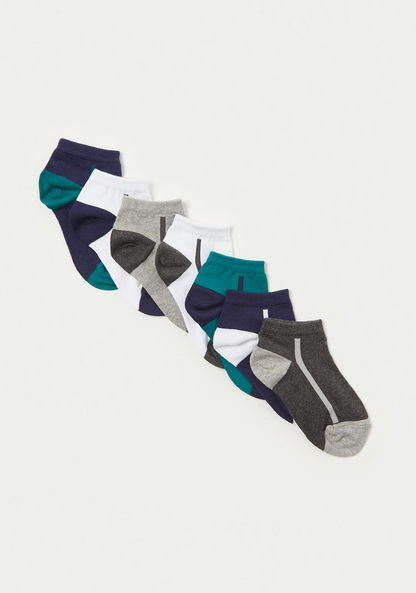 Juniors Striped Socks - Set of 7-Socks-image-1
