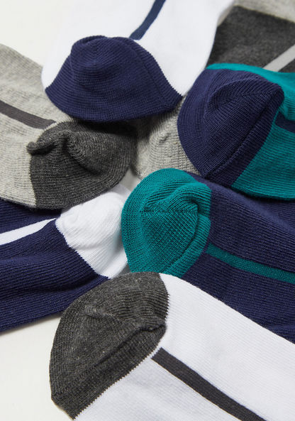 Juniors Striped Socks - Set of 7-Socks-image-3