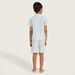 Juniors Checked Short Sleeves Shirt and Pyjama Shorts Set-Nightwear-thumbnail-4