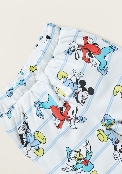 Disney All-Over Mickey Mouse Print Shirt and Shorts Set-Nightwear-image-2