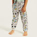 Disney Mickey and Friends Print T-shirt and Pyjama Set-Pyjama Sets-thumbnail-2