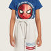 Spider-Man Print T-shirt and Shorts Set-Nightwear-thumbnailMobile-3